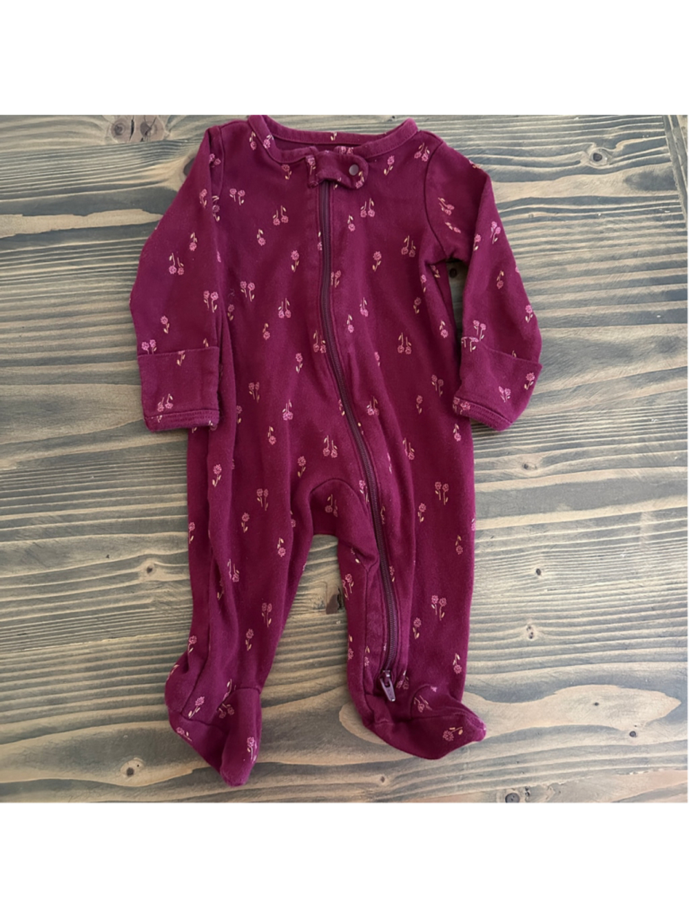 Baby Girl Clothing Lot 0-3 Months Disney Bambi Footie Dress Hat 6 Pc - Picture 9 of 12